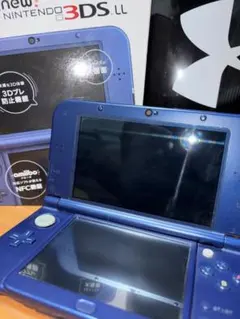 Newニンテンドー3DS LL メタリックブルー 本体 箱付き