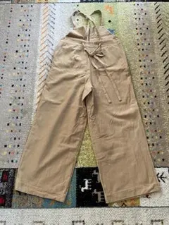 【NATURAL BEAUTY BASIC】 サロペット M ベージュ