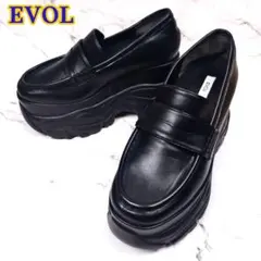 完売品✨️ 美品✨️ EVOL 厚底10cmローファー S 22.5 脚長 美脚のサムネイル
