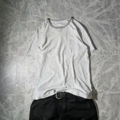 archive s/s tee fade striped keyneck y2k