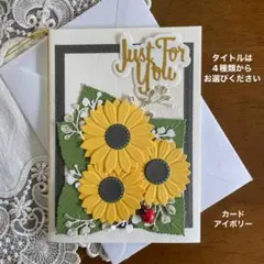フォロワー様限定♡世界に1つだけのバースデーハンドメイドメッセージ 