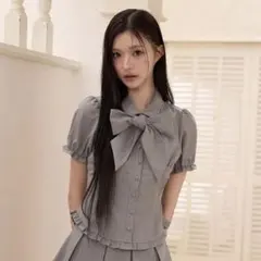 BUBBLES ダブルボタンシャツワンピース S - メルカリ