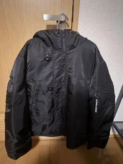 GU UNDERCOVER ヒートパデッドコンバーチブルコート M