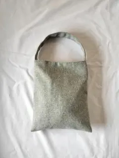 ワンハンドル　トートバッグ（グレー）