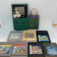 【動作未確認まとめ】ゲームボーイカラー＋ソフト9本＋ポケットカメラ