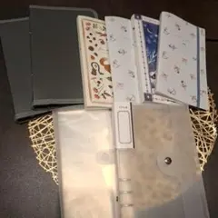 6穴バインダー クリアファイル リフィル収納