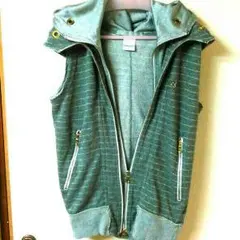 フランシストモークス　スワロフスキー　パーカーベスト