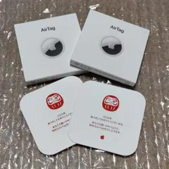 新品未開封 2個セット AirTag 2026年 初売り だるま apple
