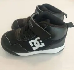 DC SHOE YOUTHS 美品 子供 スニーカー 黒 ブラック 15cm