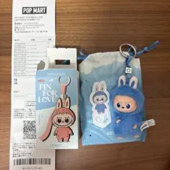 【O】ラブブ　ポップマート　PIN FOR LOVE ぬいぐるみ　イニシャル