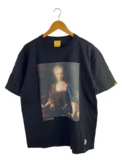 美品】#FR2梅 絵画風バックプリント Tシャツ L 黒 刺繍ロゴ - メルカリ