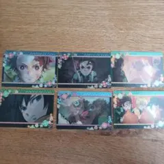 鬼滅の刃 キャラクターカード 6枚セット