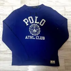 美品【現行】Ralph Lauren 両V スウェット トレーナー　ステンシルのサムネイル