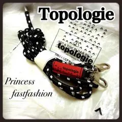 新品❤️topologie 8.0mm Rope ストラップ ブラック／#02