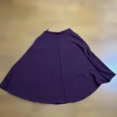 ユニクロフレアスカートMサイズワイン色
