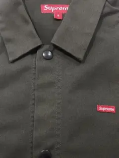 Supreme コーチジャケット M グリーン スモールボックスロゴ 状態良好