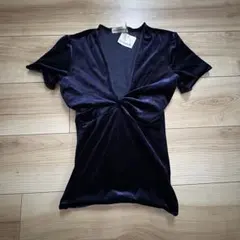 新品★EMPORIO ARMANI エンポリオアルマーニ ベロアトップス 38のサムネイル