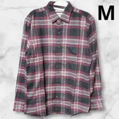 [Amazon Essentials] フランネルシャツ 長袖 メンズ M