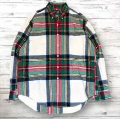 GAP 長袖シャツ チェックシャツ マルチカラー L 0055