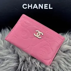 未使用☆CHANEL☆可愛い☆カメリア☆ポーチ☆コイン☆カードケース☆ CHANEL コインケース カードケース カメリア ラインストーン