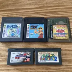 ゲームボーイカラー・アドバンス ソフト 5本セット