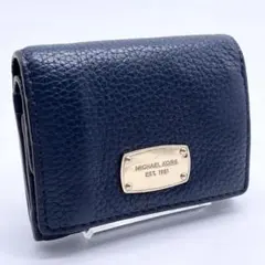 MICHAEL KORS マイケルコース 三つ折り財布 ネイビー