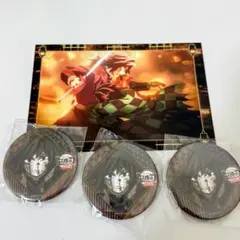 鬼滅の刃 動く半券 お楽しみくじ 冨岡義勇 缶バッジ ポストカード 竈門炭治郎