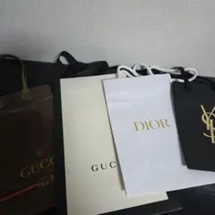 GUCCI Dior イヴサンローラン 紙袋 まとめ