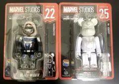 K*7様 MARVEL Happyくじ ベアブリック賞 22 ・25セット