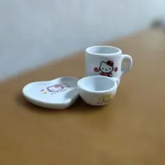 ハローキティ ミニチュア ティーセット 小物