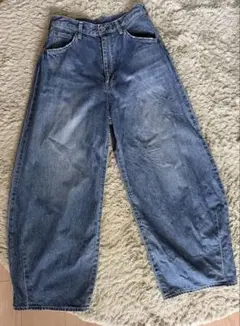 JOHNBULL デニムバレルパンツ ワイド ジーンズのサムネイル