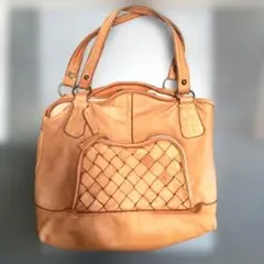 【値下げ交渉歓迎❗️】Dakota レザーショルダーバッグ ライトブラウン 茶