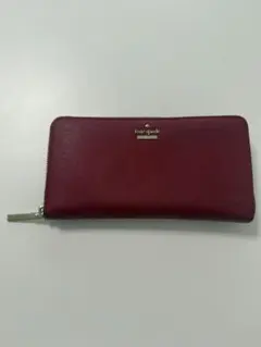 ケイトスペード 長財布 赤　レッド