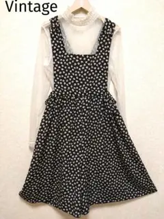 vintage 花柄 サロペットのサムネイル