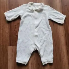 ユニクロ　UNIQLO baby カバーオール　長袖 ホワイト 60