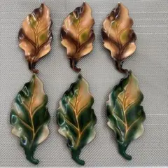 葉の形 菓子入れ 6個セット