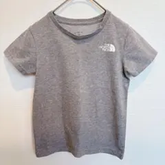 【ザノースフェイス】110cm グレー 半袖 Tシャツ ロゴプリント キッズ