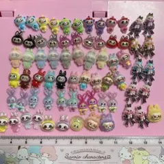 no.515 70個ネイルパーツラブブジッパー入り