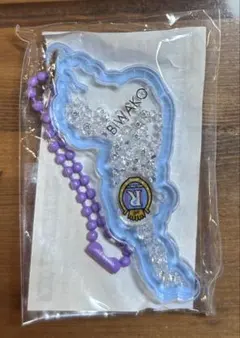 【レイラック】琵琶湖 BIWAKO アクリルキーホルダー 紫