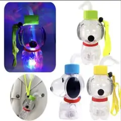 光るボトル　スヌーピー　２個　くま　祭り　夜店　きらきら　景品　くじ