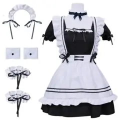 メイド服 コスプレ 萌え ロリータ 可愛い コスチューム ハロウィン メイド