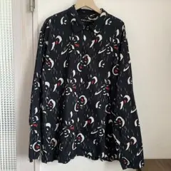 【未使用】NIKO AND... 長袖シャツ 黒・白・赤模様