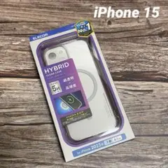 新品ELECOM iPhone 15 ハイブリッドケース MagSafe対応