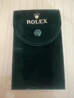 ROLEX 時計収納用ベルベット小物入れ *時計含まれません