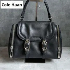 Cole Haan コールハーン　ハンドバッグ　黒　レザー　本革
