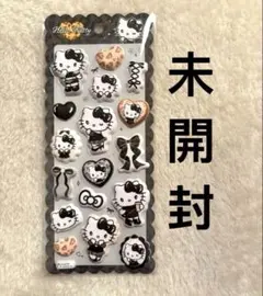 正規品，サンリオ　キティ　モノクロ　もっちり　マシュマロシール