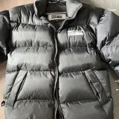 FIRST DOWN ブラック ダウンジャケット S