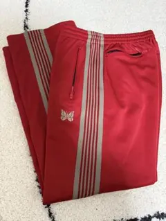 Needles ニードルス 23aw トラックパンツ ポリスムース ワイン s