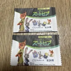 ダイソー　ズートピア　貼ってはがせるエコワッペン2枚セット