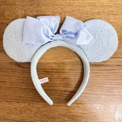 ディズニーランド レース×リボン ミニー カチューシャ